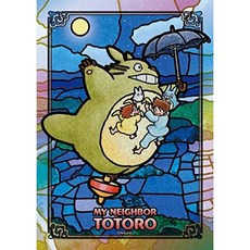 Ensky 이웃집 토토로-Moonlit Stroll Art Crystal Jigsaw Puzzle (208 Piece), 단일옵션, 1