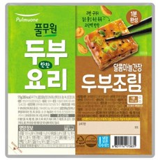 풀무원 1분완성 두부조림 달콤짭조름 마늘간장, 1개, 175g