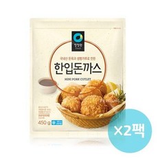 청정원한입돈까스