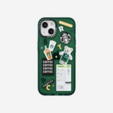 [100%정품] 케이스티파이 x 스타벅스 아이콘 임팩트 아이폰 케이스 그린 Casetify Starbucks Icon Impact iPhone Case Green