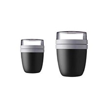 Mepal 메팔 과일도시락 런치 도시락 포크 세트 노르딕, 1개, 블랙 에디션 / 슈바르츠