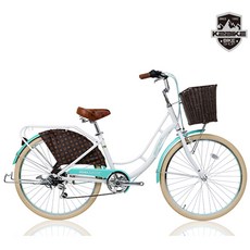 K2BIKE 2021 알루미늄 클래식 여성용자전거 로나 26인치 시마노7단 여성용 자전거, 로나26인치 민트 미조립+소형공구