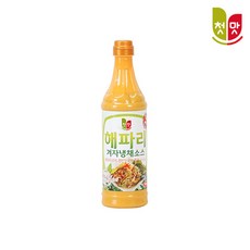 [청우]첫맛 해파리 겨자 냉채소스 해파리냉채소스, 880g, 10개