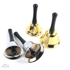핸드벨 테이블벨 식당호출벨 카운터벨 차임벨, 금색 - 65mm, 1개