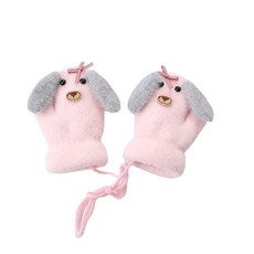 선물품 1인분) 장갑 0-12 개월 1-3-6 돌 아기 유아 어린이 어린이 이중 벨벳 보온동
