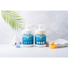 Waley Care올인원샴퓨 바스 컨디셔너 1 000ml 프레지아 향/베이비파우더향, 베이비파우더향, 1개