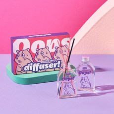 무무네 웁스 디퓨저 3입 세트, 3개, 100ml, 쿠잉 체리