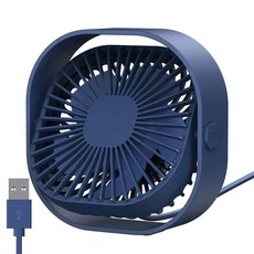 탁상용 선풍기 무소음 무선 미니 usb 충전형 사무실 선풍기 인치 사무실 8 미니 5 6 사일런트 전원 데스크탑 US 소형 환경 학생용, 파란
