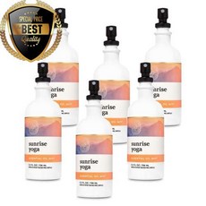 배쓰앤바디웍스 아로마테라피 선라이즈 요가 에센셜 오일 미스트 156ml, 수량: 6　　　　　(상품코드806p)