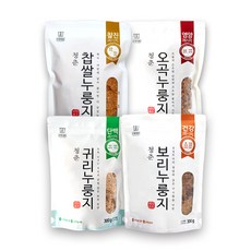 청춘누룽지 4종 맛보기 혼합 구성, 4개, 300g, 4개 - 청춘작