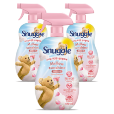 스너글 섬유탈취제 멜로우선샤인 470ml 3개