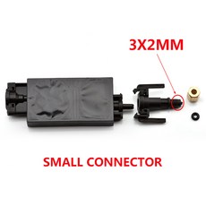 커넥터가 있는 UV 잉크 덤퍼 DX5 댐퍼 미마키 JV33 JV5 CJV150 엡손 XP600 TX800 에코 솔벤트 플로터 프, 01 3x2mm