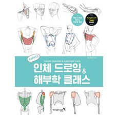 하나북스퀘어 새삐의 인체 드로잉 해부학 클래스