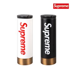 Supreme 슬림골드 보온보냉 텀블러, 500ml, 화이트