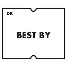 DayMark Safety Systems-IT114658 Date Coder Permanent Label "Best by" for DM4 SpeedyMark 20 2-Lin, 단일옵션