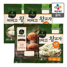 [CJ제일제당] 비비고왕교자1.05KG/냉동X3+비비고 수제김치만두 200g, 1세트