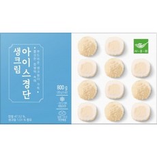 사옹원 생크림 아이스경단 800g, 2개