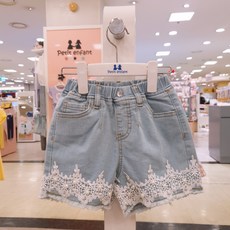 여아데님팬츠레이스