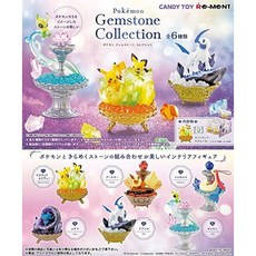 Pokemon Gemstone Collection Full Complete Set of 6 Candy Toy Gum (Pokemon)