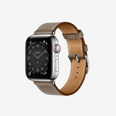 에르메스 명품명품에르메스 애플워치 S8 실버케이스 T41 싱글투어 스트랩 41mm 에토프 골드 오랑