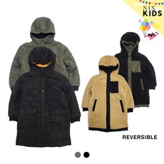 닉스키즈(NIX KIDS) 유니 리버시블 후드 패딩롱점퍼 FKNWCUX703P_P330086661