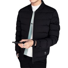 아모비 블루종 항공 패딩 점퍼