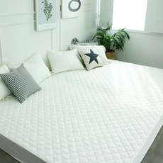 바숨 패밀리침대 매트리스커버, 아이보리