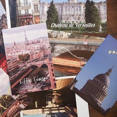 인테리어 여행 포토 엽서 세트 4type [예쁜 외국 홈카페 미니 포스터 일본 유럽 파리 미국 감성 카드 패키지], 오사카세트, 상품선택:오사카세트
