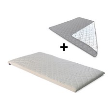 럭스나인 라텍스 매트리스 토퍼(8.0cm) & 핫앤쿨 패드 -슈퍼싱글, 아이보리