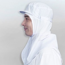 대박가운 DCA41 식품모자 (옆찍찍이+뒷찍찍이), DCA41_백색