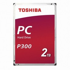 도시바 P300 8.89cm HDD 하드디스크 HDWD120 SATA3 7200 64M - 도시바p300