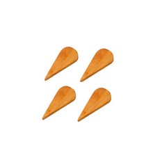 이갈이 당근형 우드 먼치 4P 스트레스 해소 장난감 햄스터 토끼 기니피그 설치류, 1개