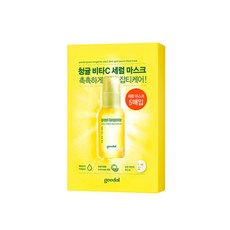 구달 청귤 비타C 세럼 마스크 30ml 5매, 단품, 단품