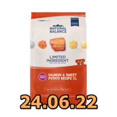  내추럴발란스 강아지 LI 그레인프리 연어 & 고구마 레시피 사료 작은알갱이, 1개, 5kg 