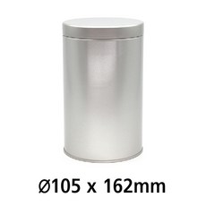 원형 R082 은색/흰색/검정색 틴케이스