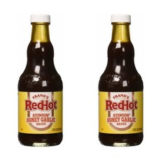 프랭크 Frank's RedHot Stingin' Honey Garlic Sauce 12 oz 레드 핫 스팅인 허니 갈릭 소스 354ml 2팩, 1개, 1ml