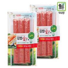 베스트식품 대림 김밥에쏘옥 132g+100g x15개, 단품/단품