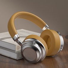 게이밍 헤드셋 블루투스 5.3 스테레오 유선 및 무선, 브라운