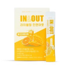 라이블링 인앤아웃 에너지티 망고오렌지, 60개, 4g