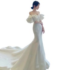 urkoteer 우아한 고품격 웨딩드레스 셀프웨딩 화보드레스NY153