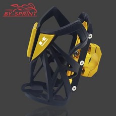 로고 ZX-25R 오토바이 CNC 음료 물병 케이지 보온병 컵 홀더 Sdand 가와사키 닌자, 11 Gold, 1개