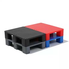 미니 팔레트 적재 슈퍼마켓 박스 창고 물류저장, 블랙 100cmx100cmx14cm