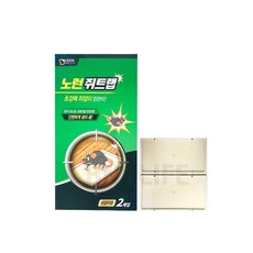 노런 쥐트랩 2개입 플라스틱 쥐끈끈이 쥐덫, 4개