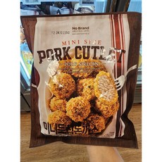 노브랜드 미니 등심 돈까스 560g 냉동 바삭한 아이스박스 포장