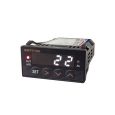 범용 1/32 DIN 패널 XMT 7100 시리즈 지능형 PID 온도 컨트롤러 AC/DC85 260V|온도 계측기|, 1개, 빨간, 단일