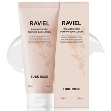 RAVIEL 밸런스드 케어 퍼퓸 바디로션 튜베로즈향, 2개, 200ml