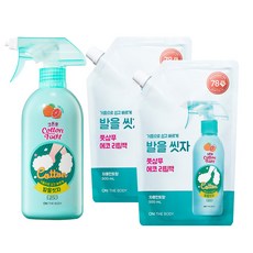 온더바디 빌을씻자 코튼 풋샴푸 프레쉬자몽민트향 510ml + 리필 500ml x 2개, 1개
