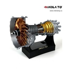 터보팬모형 DIY 조립 21cm 3D프린팅 제트엔진 항공기 엔진모형 NIKOLATOY