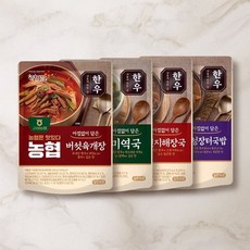 기타 [고삼농협] 착한들 한우 버섯육개장+미역국+선지해장국+안성장터국밥 (각1팩/팩당500g), 1개, 500g