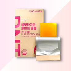 GC녹십자웰빙 PNT 글루타치온 화이트 필름 레몬맛 순도 50%